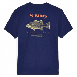 Футболка Simms Bass Ruler T-Shirt